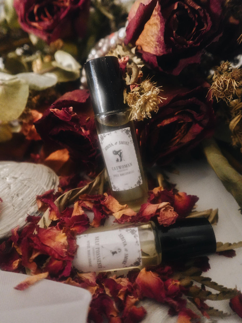 Cat-Woman & Self-Possessed Spell Oil Rollerball Duo | Dominance, Confidence, Attraction & Self Mastery